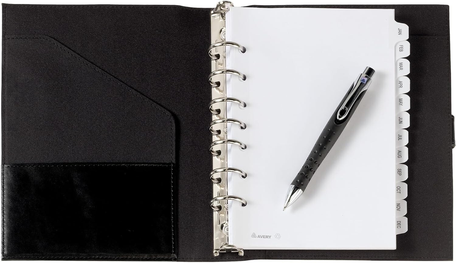 Avery Jan-Dec Pre-printed Dividers 5-1/2 x 8-1/2 Mini Binder Monthly
