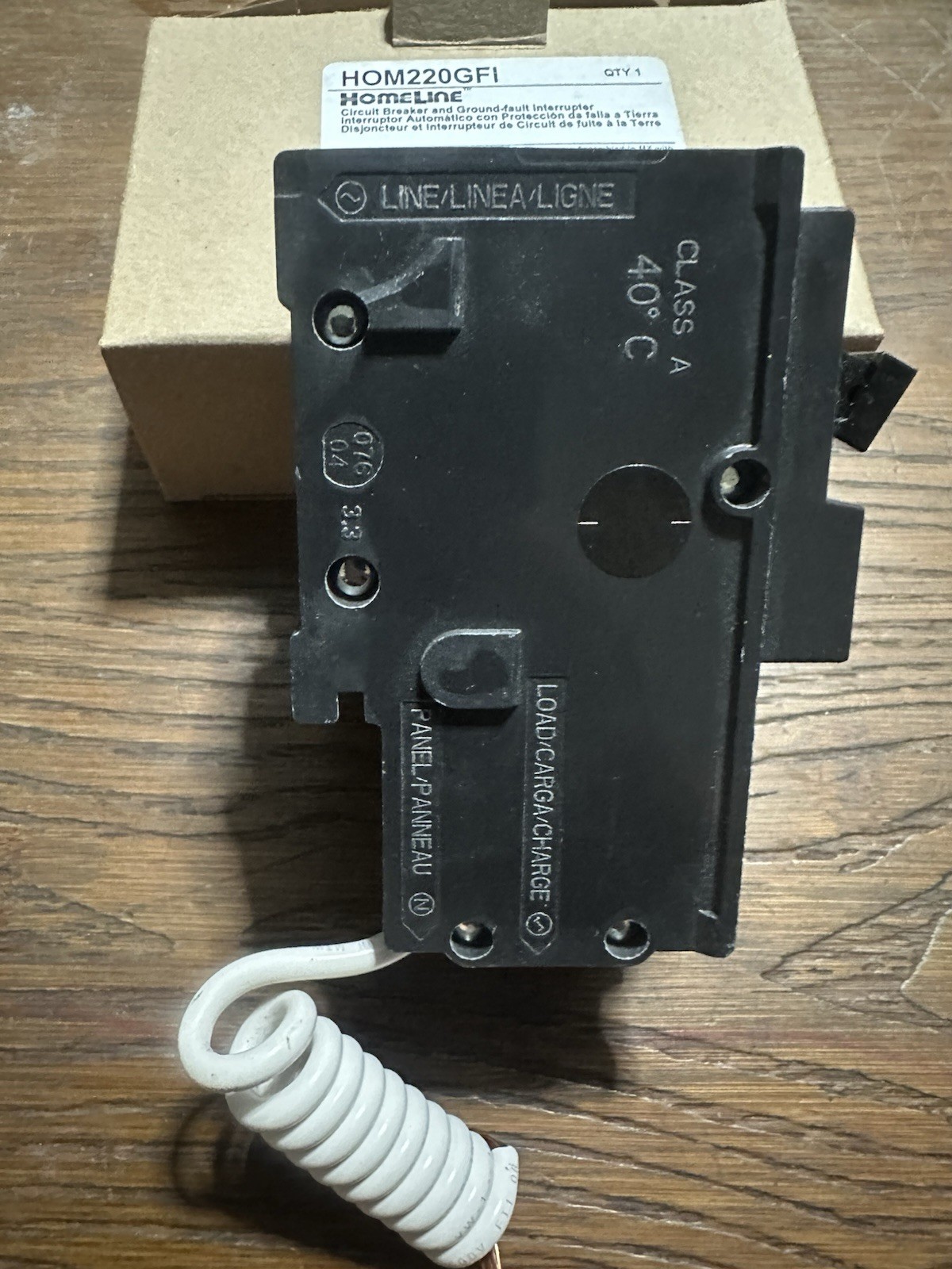 ⚡ Square D Homeline 20A 2-Pole GFCI Circuit Breaker HOM220GFI