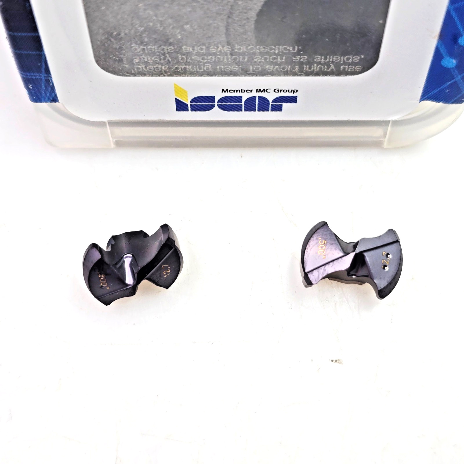 Iscar 0.5″ (12.7mm) IDI 0500-SK IC908 IDI 127-SK Carbide Drill Inserts (2 pcs)