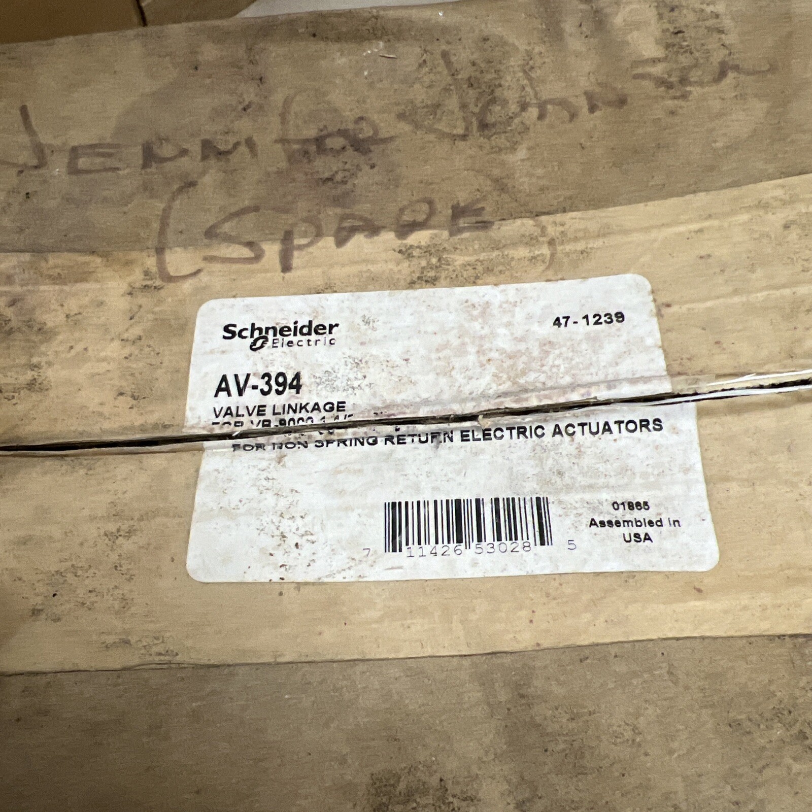 SCHNEIDER ELECTRIC AV-394 (Barber Colman) «LINKAGE KIT 1 1/2-2″»VB-9XXX’S»