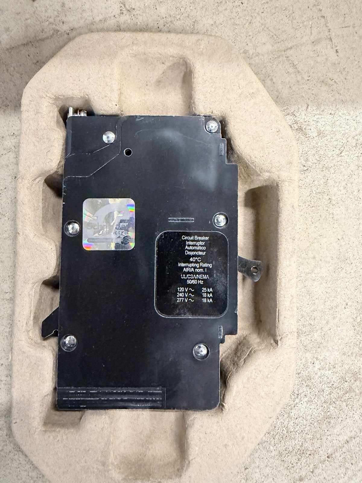 Square D Schneider Electric EDB14020 Single Pole 20 Amp Breaker 277 Volt *NIB*