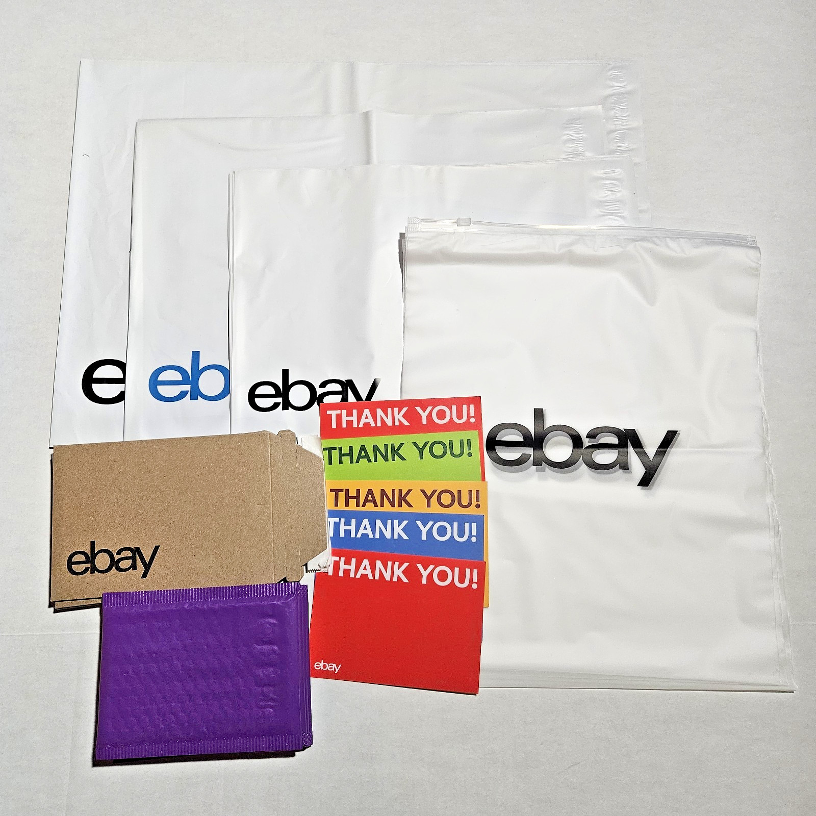 eBay Shipping Supplies 35 Count Variety Kit Poly Mailers Mailing Envelopes Start
