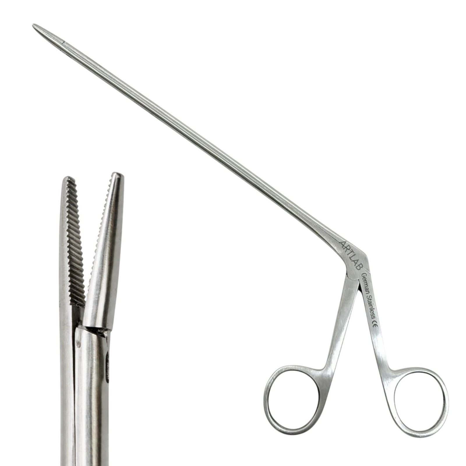 3 Pack – Alligator Forceps With Serrated Tips Micro 3.5″ + 5.5″ + 6.5″