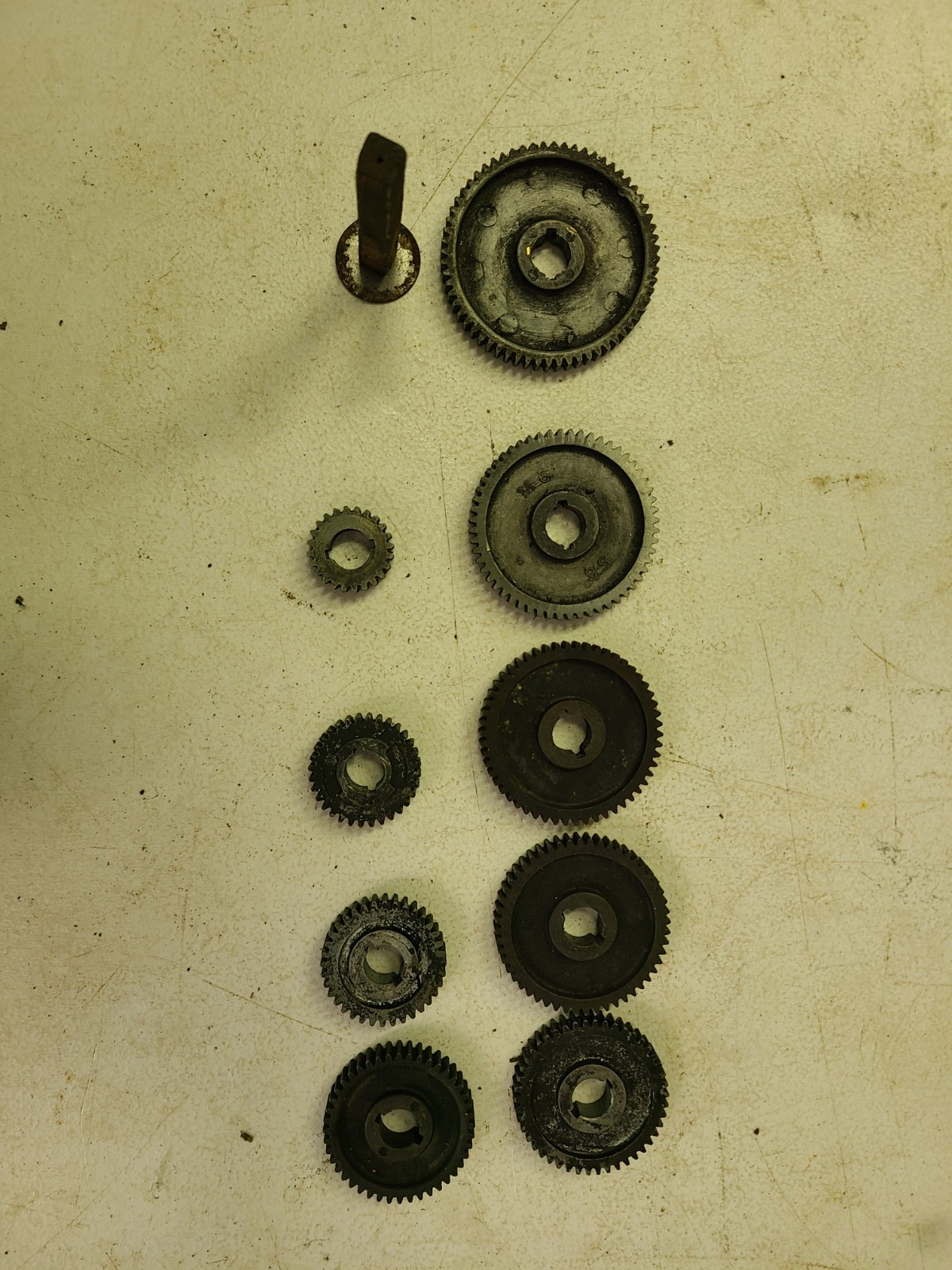Atlas Lathe 618 Change Gear Assembly Set Of 9 See Details And Pictures