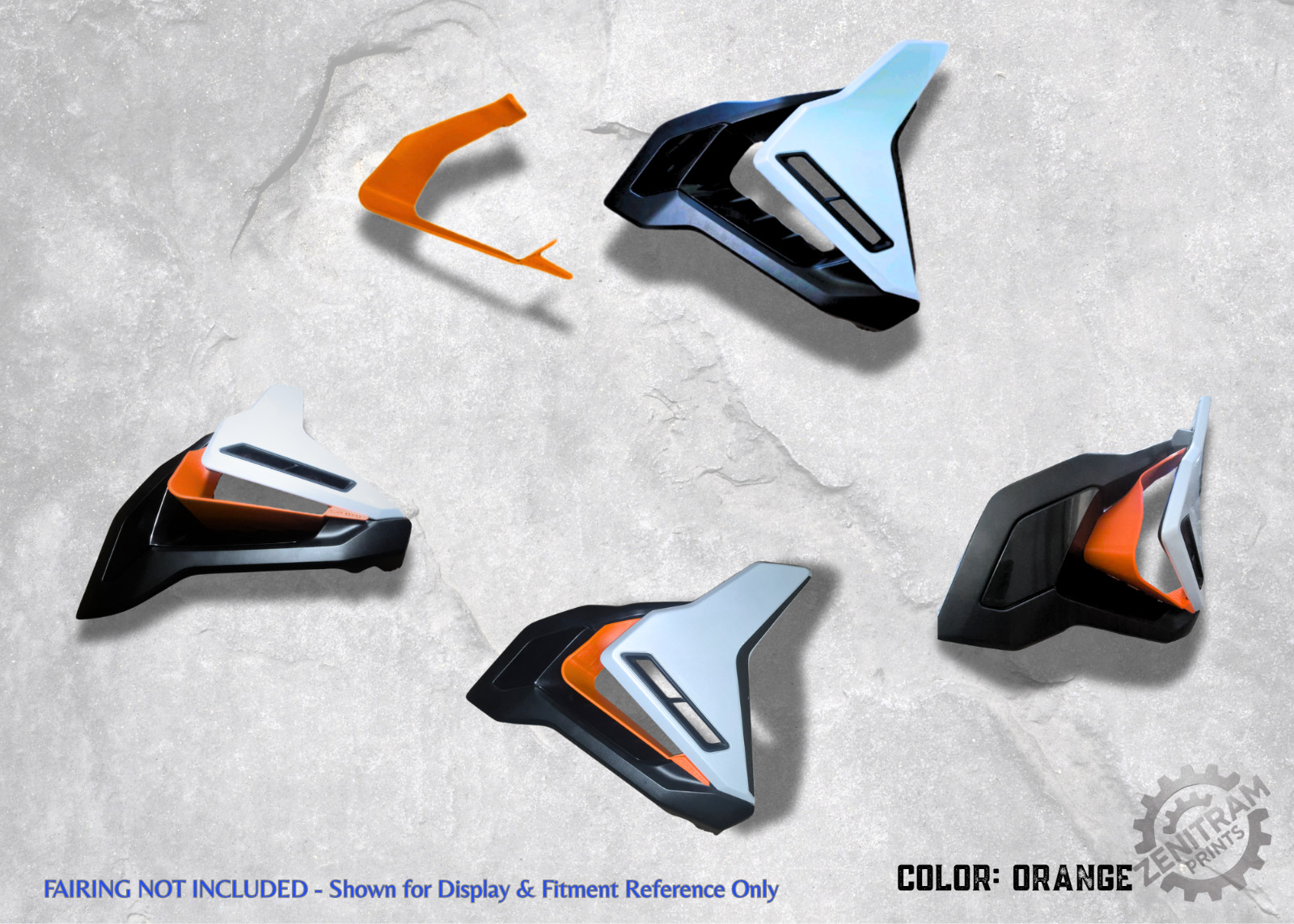 Claw Series Clip On Triumph Tiger 900 Air Deflectors- UK