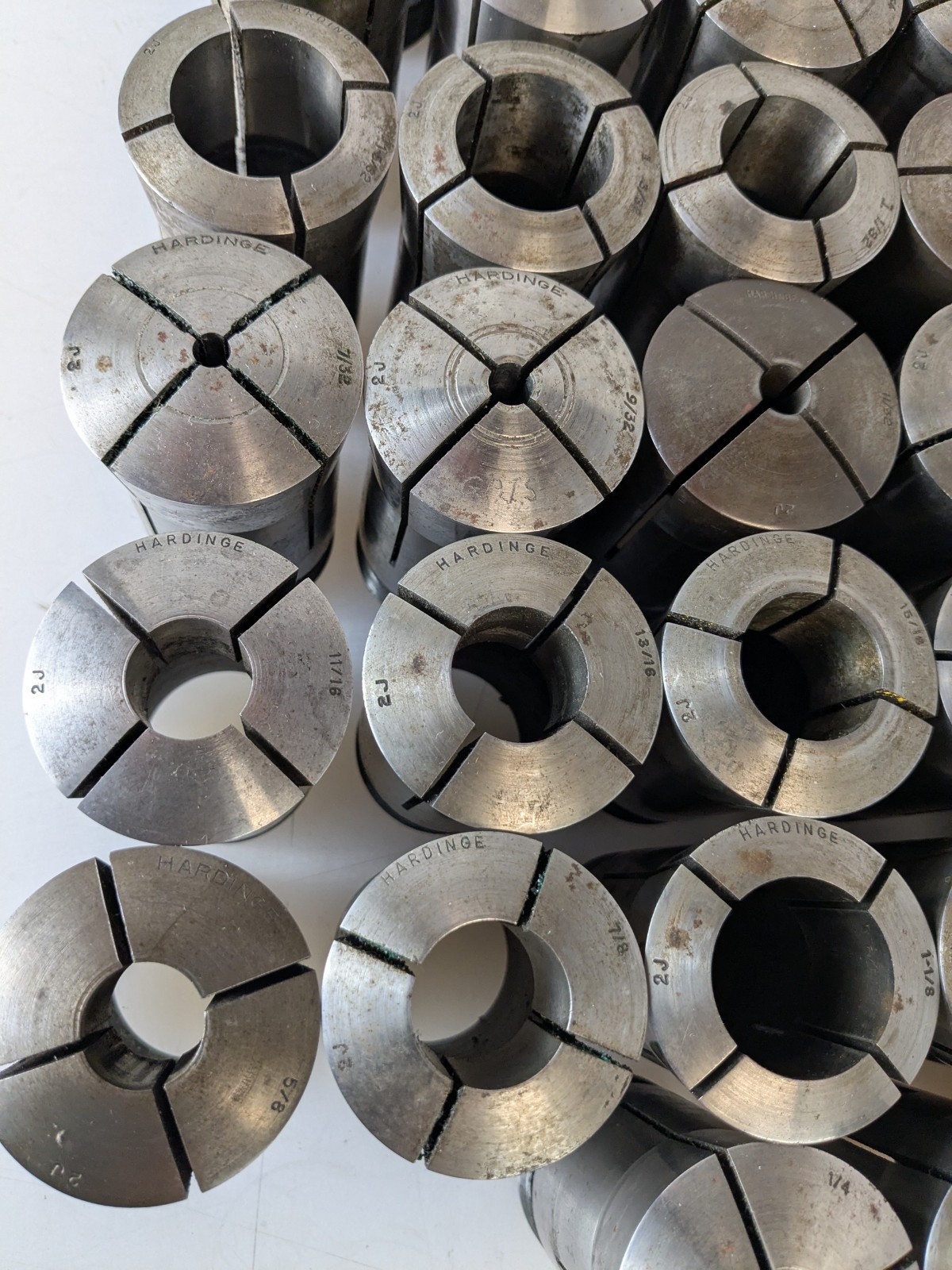 Hardinge 2J Collet Mega Lot of 61. All Hardinge No Duplicates From 10EE Monarch