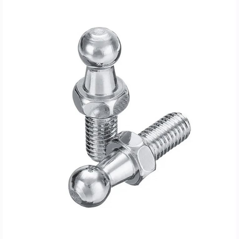 10mm Ball Studs Screws, M6 Thread Ball Screws for Gas Struts Lift Support Ball