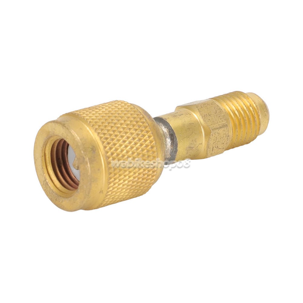 HVAC R32 Reverse Thread 1/4” Female, 1/4” Male Adapter For A2L R454B/R32 Tanks
