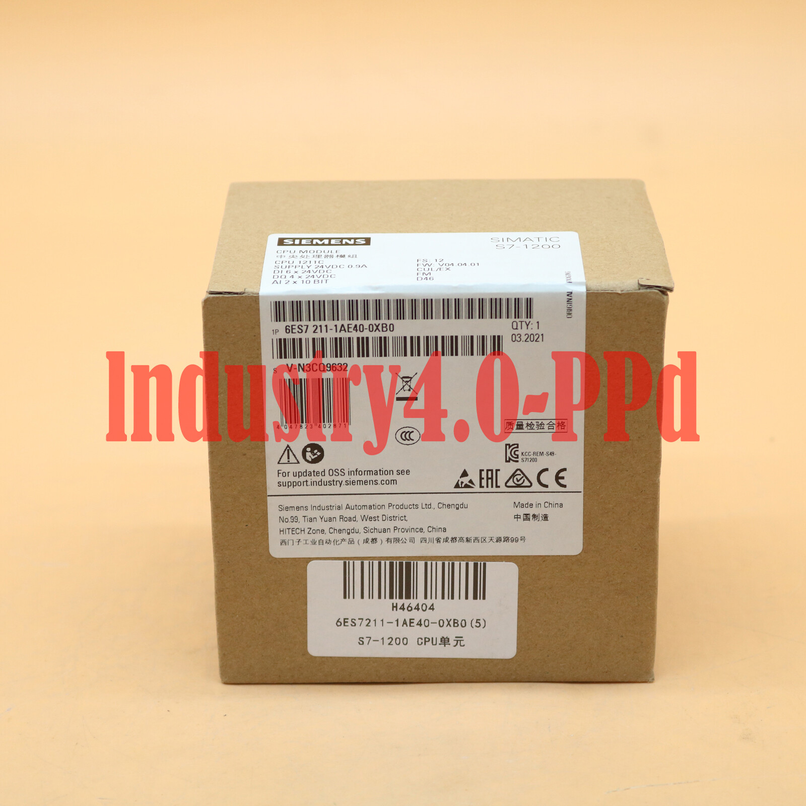 New In Box Siemens PLC Module 6ES7 211-1AE40-0XB0 1 year warranty#XR