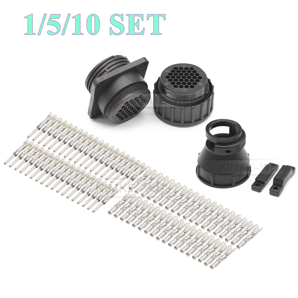 37 Pin/Way TE/AMP/TYCO CPC Series Circular Male Female Connector Plug Socket Kit