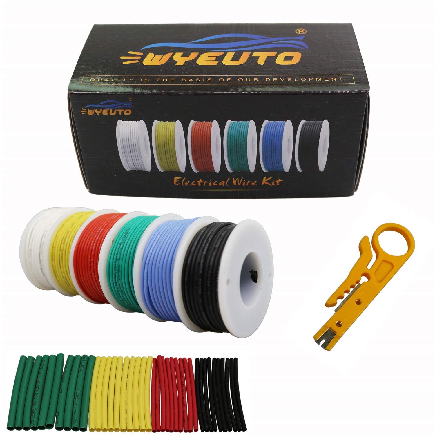 30 Meters/Box 18AWG (6 Colors Mix Set Kit) Soft Rubber Silicone Insulated Cable