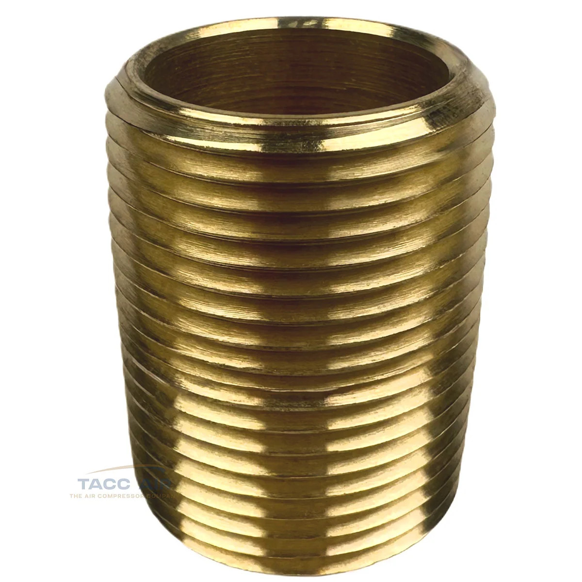 4 Pack Brass Close Pipe Nipple Fitting 3/4″ MNPT x 3/4″ NPT Male Adapter