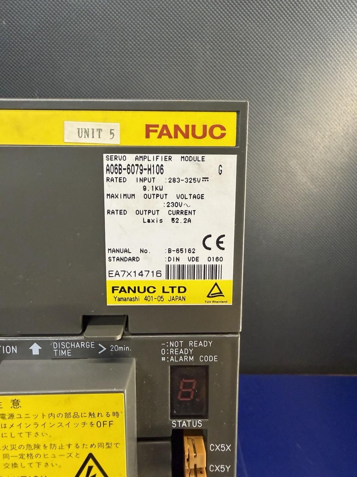 FANUC A06B-6079-H106 Servo Amplifier A06B-6079-H106