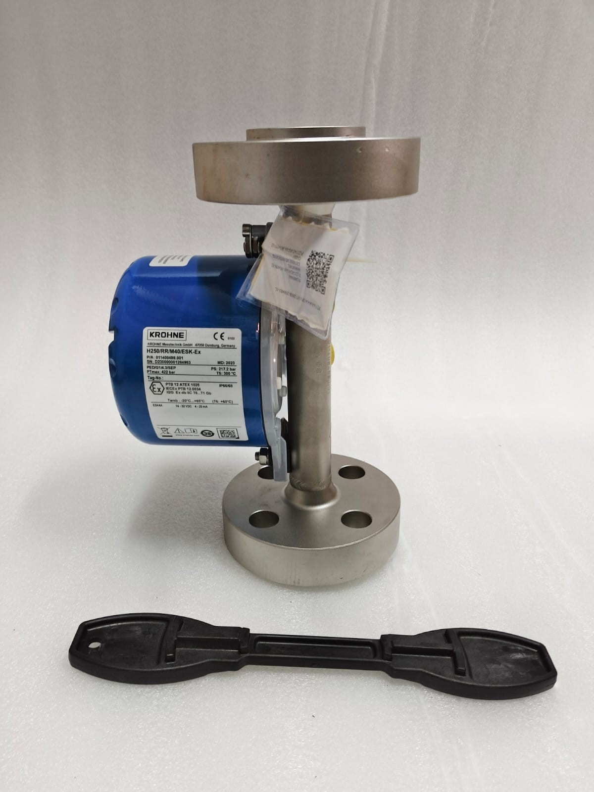 KROHNE H250/RR/M40/ESK-Ex Variable Area Flowmeter 0.64–6 GPM ATEX