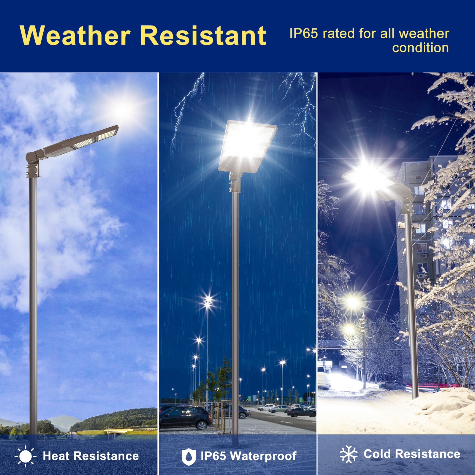 320W LED Parking Lot Lights Adjustable Slip Fit Outdoor Commercial Stadium Light