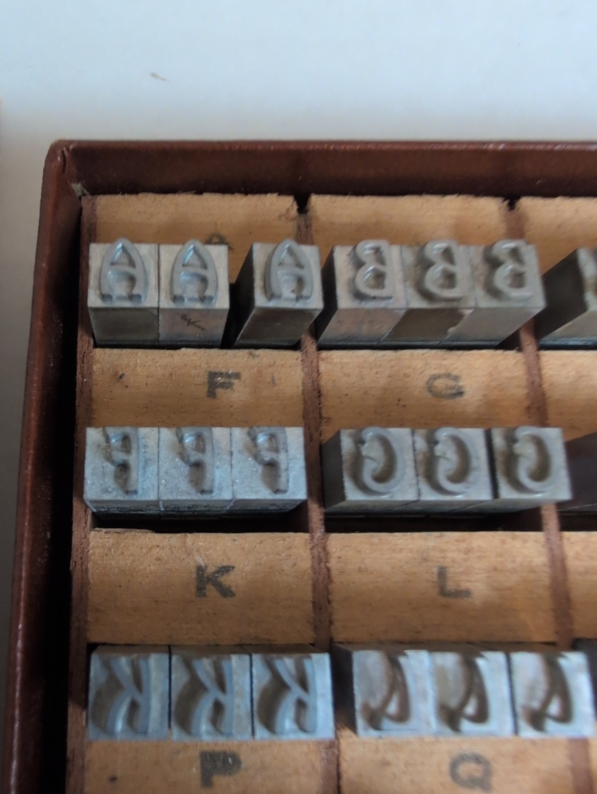 Vintage Franklin MFG. Corp.»Duracast Type» Hot Stamping/ Foil Embossing