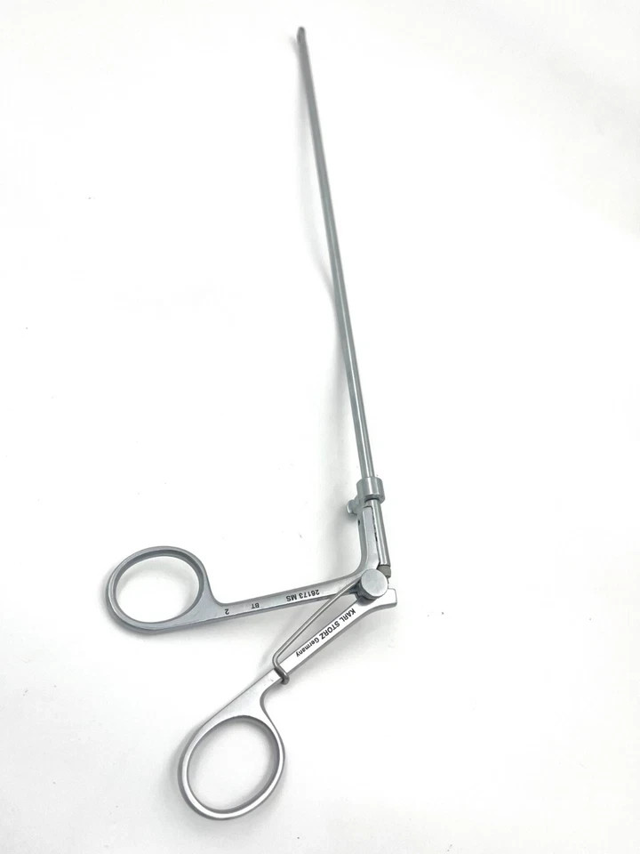 Karl Storz 26173MS Needle Holder and Suture Grasper, Sizes 5mm, Length 36cm
