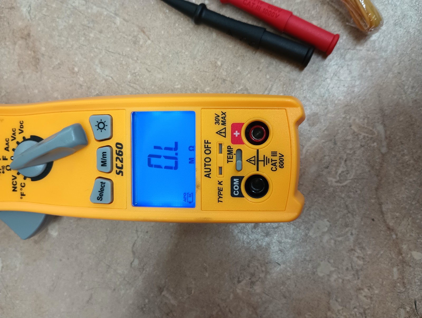 Fieldpiece SC260 Compact Clamp Meter W/ Leads & Probes