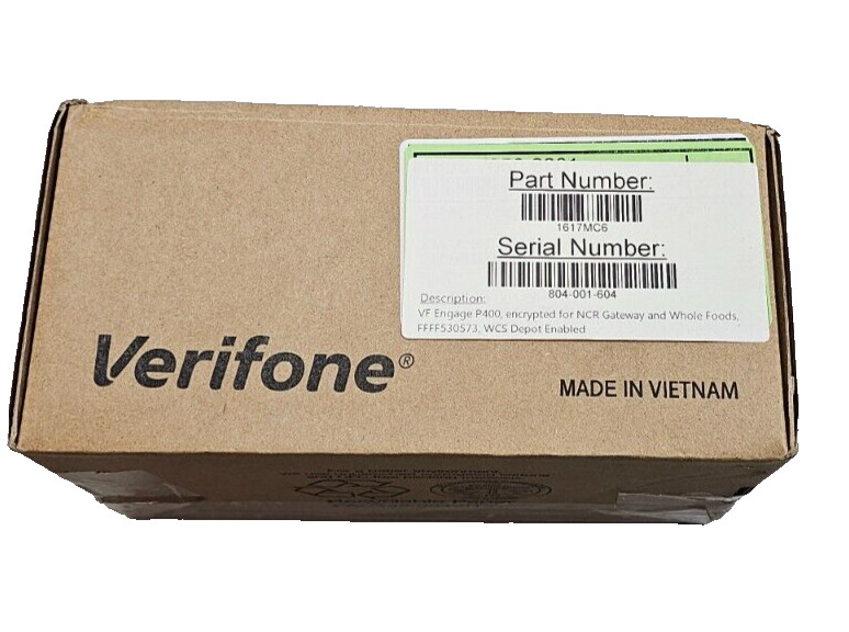 Verifone Engage P400 Plus Pinpad M435-003-04-NAA-5, Magnetic, Smart, NFC Reader