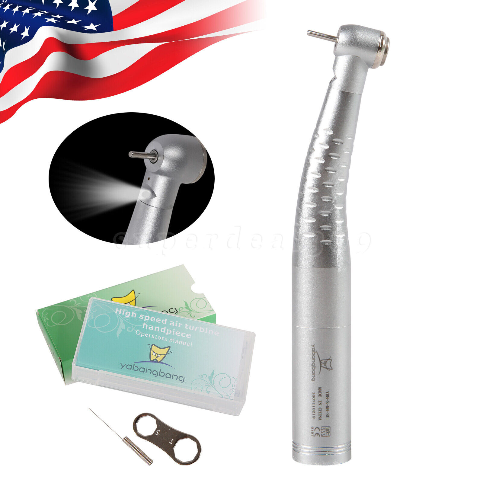 KAVO STYLE Dental Fiber Optic LED High Speed Handpiece YB6/YD6 USA