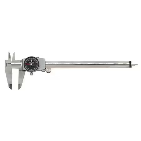 Tesa Brown & Sharpe 599-579-8-5-1 Dial Caliper, Range 0 To 8In, Jaw 1.9In