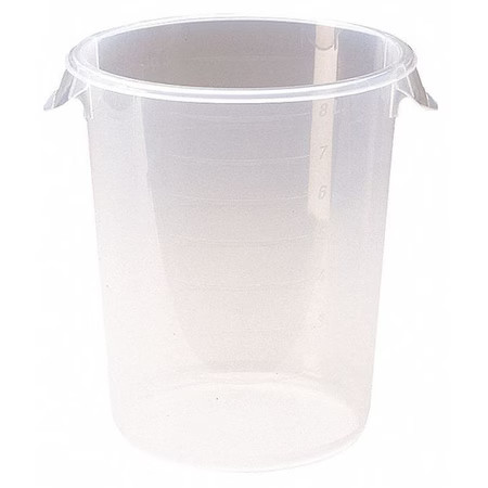 Rubbermaid Commercial Fg572624clr Round Storage Container, 12 Qt