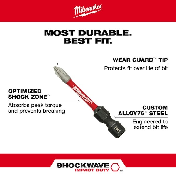 Milwaukee Tool 48-32-4098 75 Pc. Piece Drill And Drive Set, 1/4 In Hex Shank