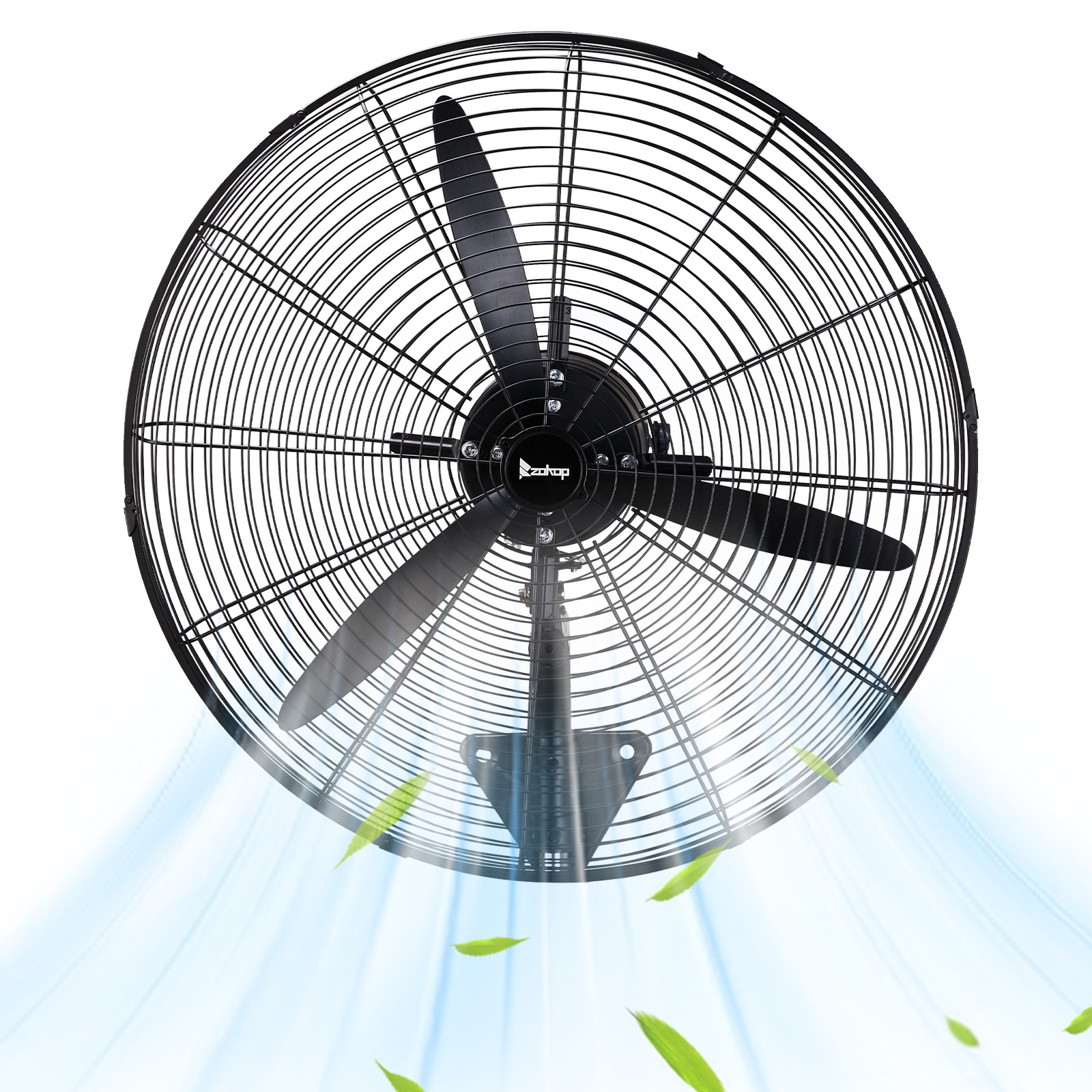 20» High Velocity Oscillating Wall Mount Fan For Commercial, Industrial 4 Speed