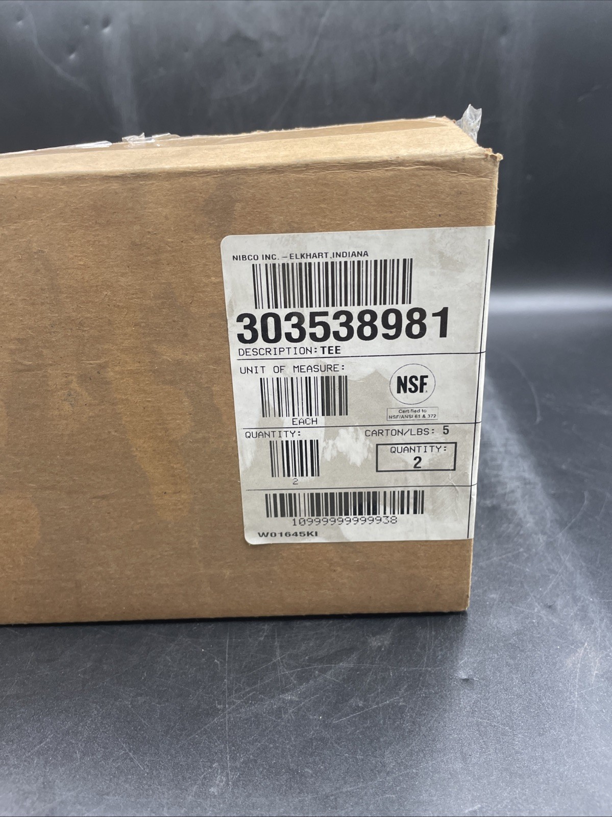Nibco (Pro 30 Pack) 2 Pack Total 60 1/2″ Copper Tees
