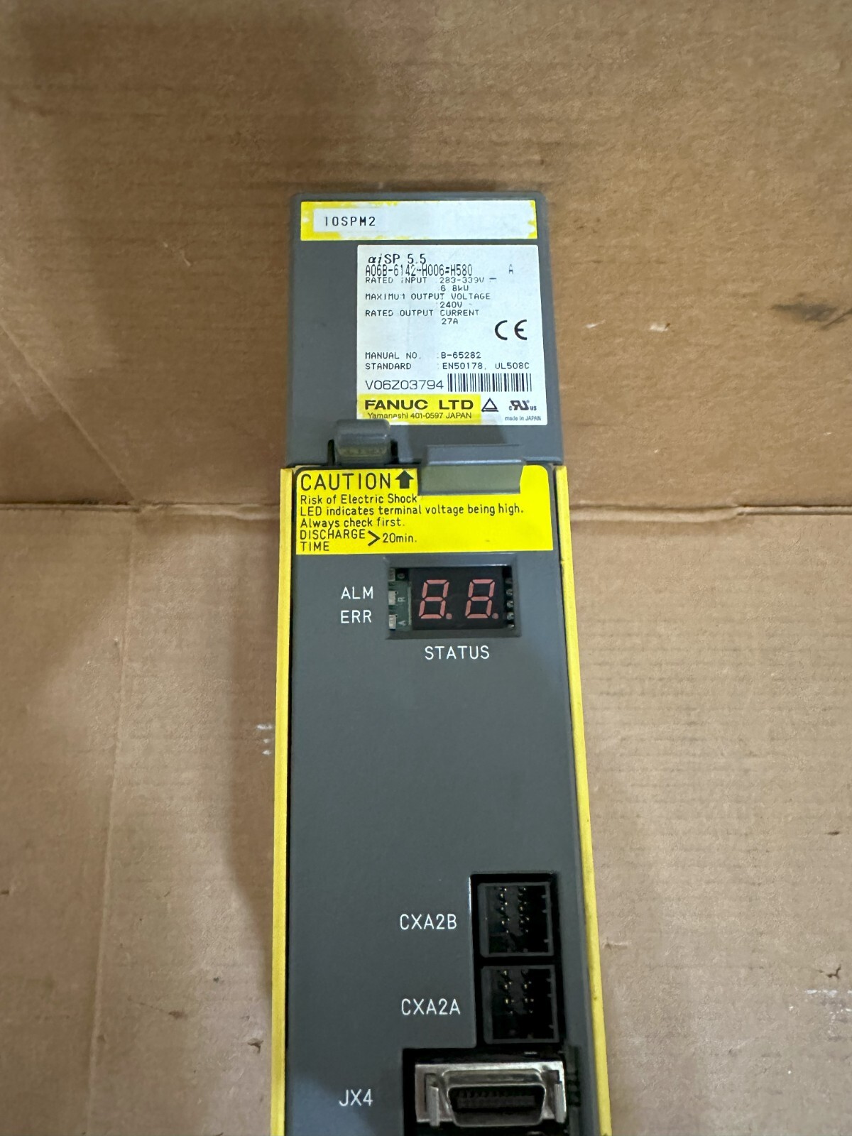 FANUC Spindle Amplifier A06B-6142-H006#H580 US Seller