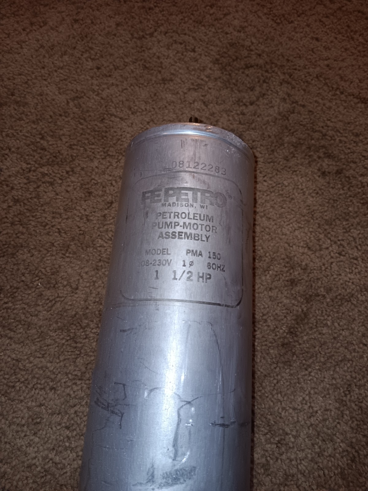 Franklin Fueling PMA150 FE Petro Petroleum Pump Motor 208-230V 1.5HP