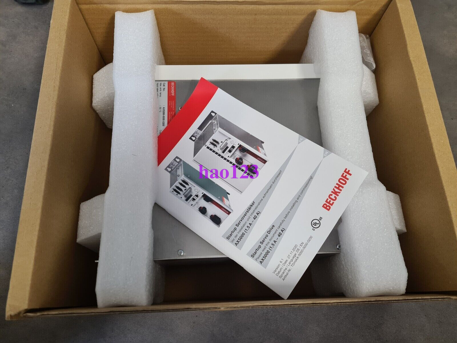 Beckhoff AX5206-0000-0202(DHL/FedEx)