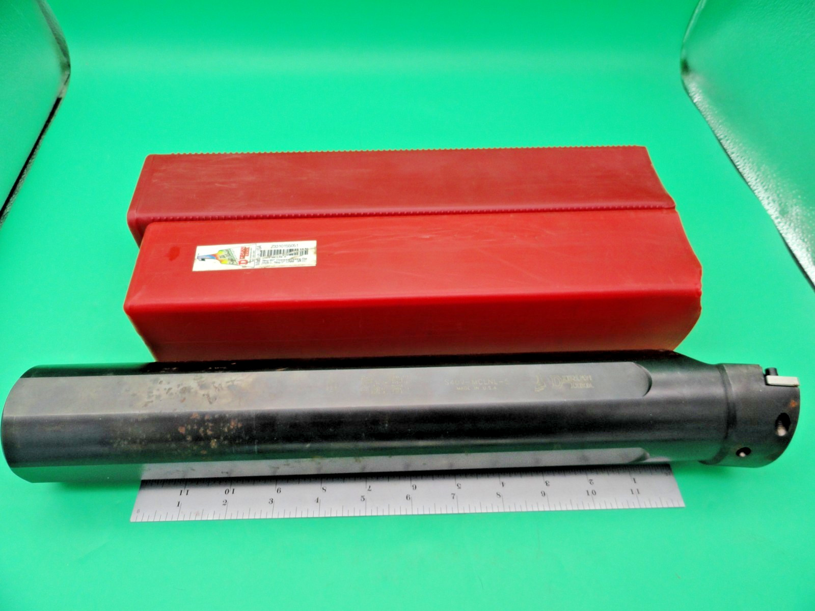 Indexable Boring Bar: S40V-MCLNR-5, 3.0620″ Min Bore, Right Hand, 5.000 deg Lead