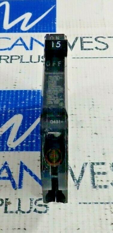 THQP115 GE THQP 1 pole 15 amp plug in 120v Circuit Breaker USED LOT OF 5