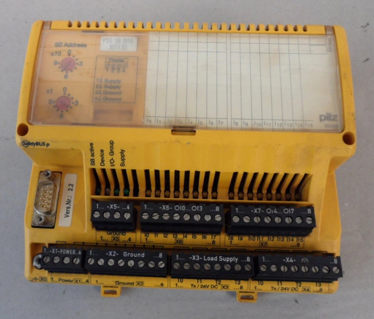 Pilz PSSSBDI16 / 301130 Digital input Module , With 30 Days Warranty.