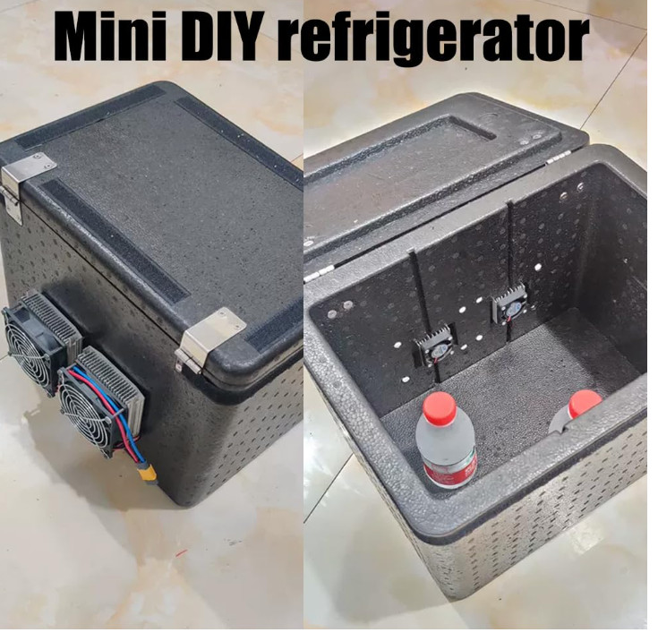 12V DC Mini Air Conditioner Peltier Cooling System DIY Thermoelectric Dual Modul
