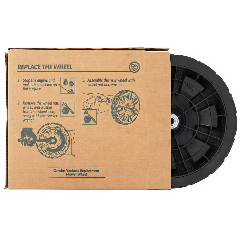 11 In. X 1.6 In. Replacement Free/Non-Drive Rear Wheel for Push / Non Self-Prope