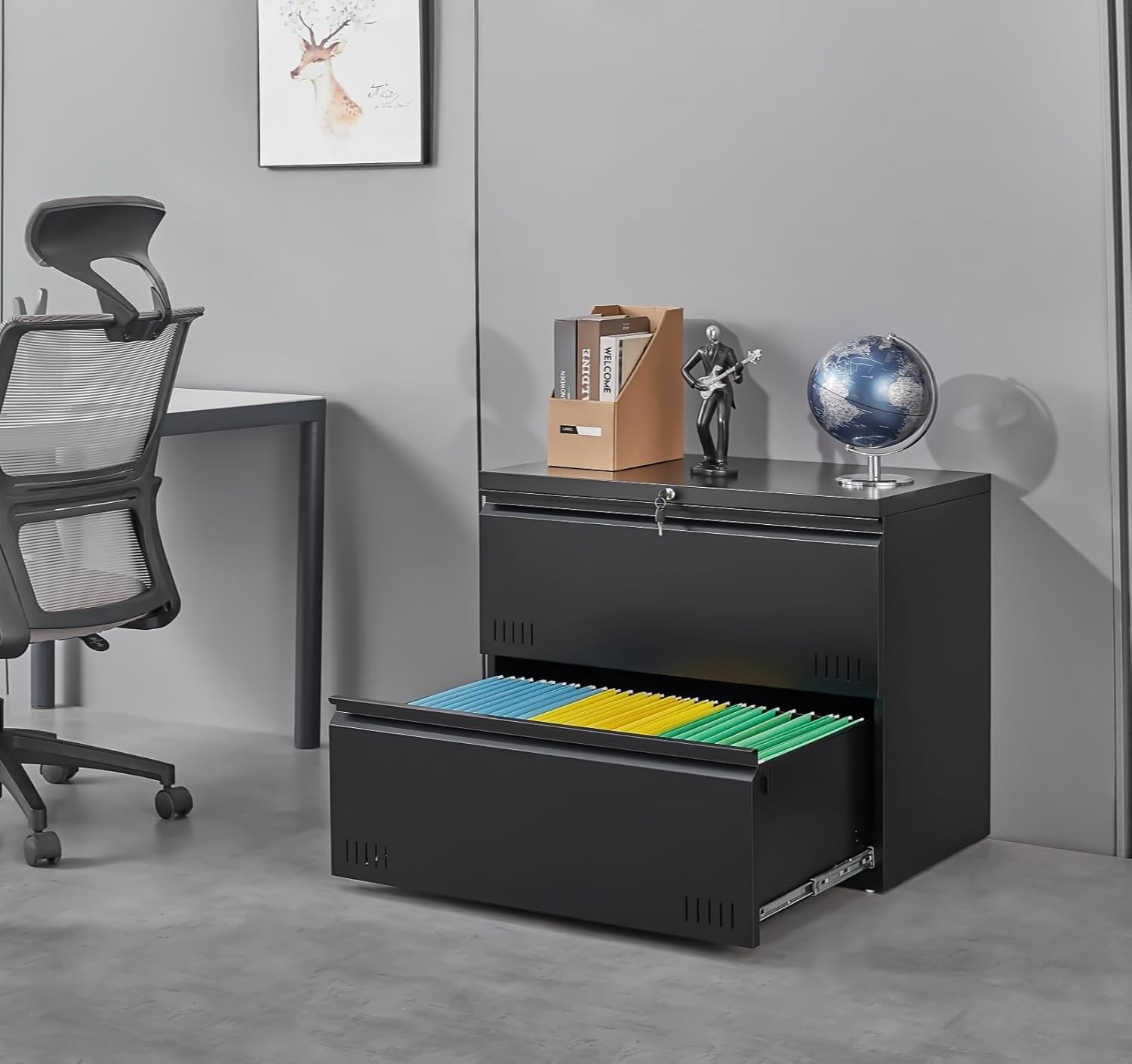Assembly Required, Heavy Duty Office Storage Cabinet for A4/Letter/Legal Size,