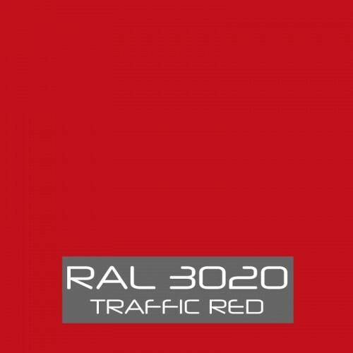 RAL 3020 Traffic Red Gloss Red Powder Coating Paint – New 1LB