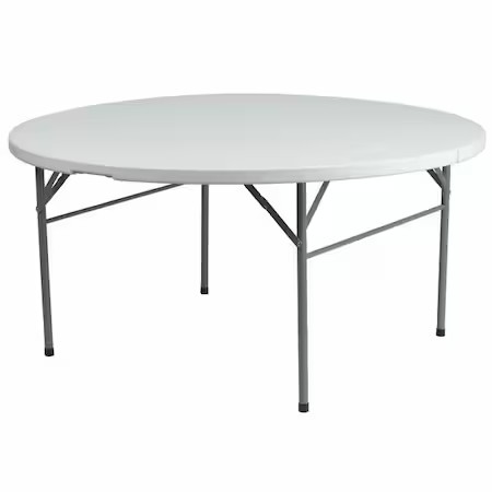 Flash Furniture Dad-154Z-Gg Round Folding Table, 60.5″ W, 60.5″ L, 29.5″ H,