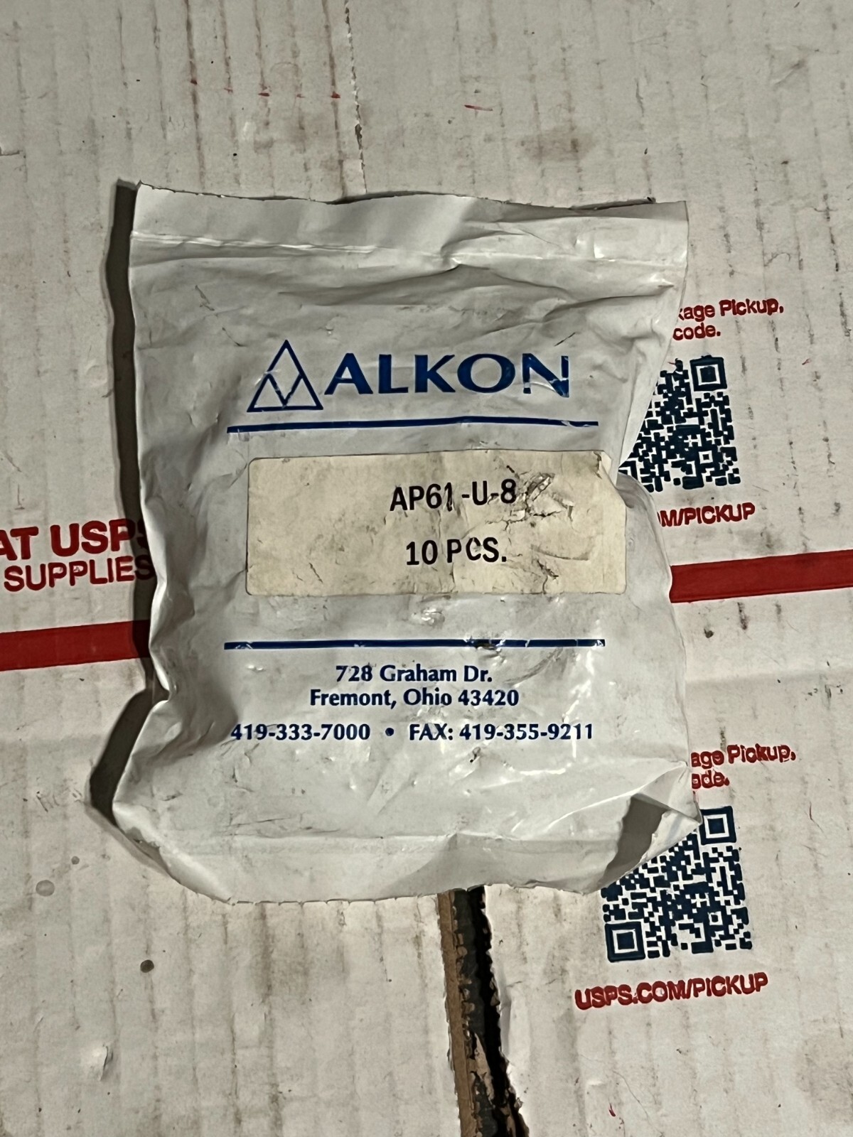 alkon ap61-u-8 nos poor packaging bag of 10pcs