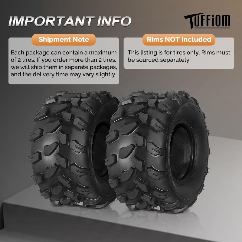 18×9.5-8 ATV Tire 4 PR Go Kart Tires Off-Road ATV UTV Tire for All Terrain