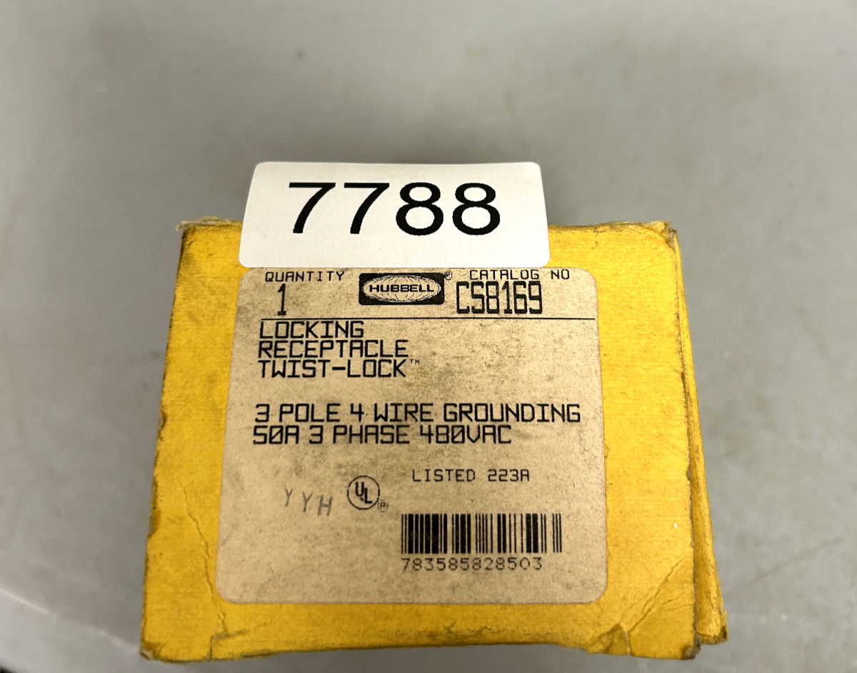 Hubbell CS8169 Locking Receptacle Twist-Lock