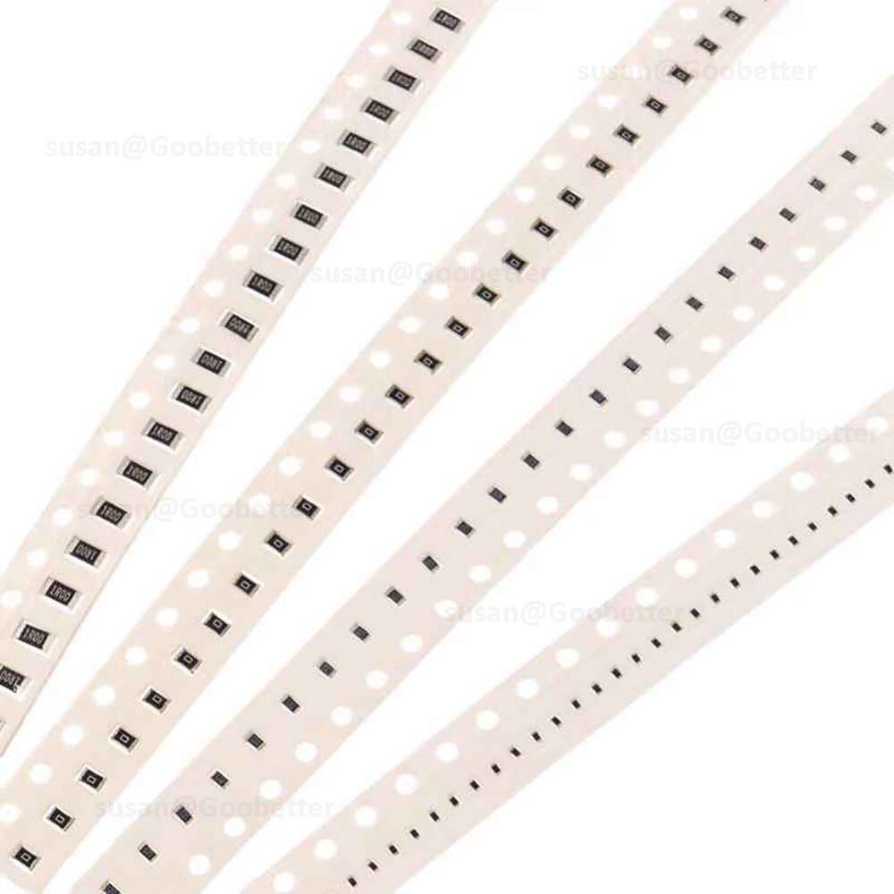 0603 SMD Resistors 0.1W 1% Tolerance Full Range Available 0 ohm to 10M ohm