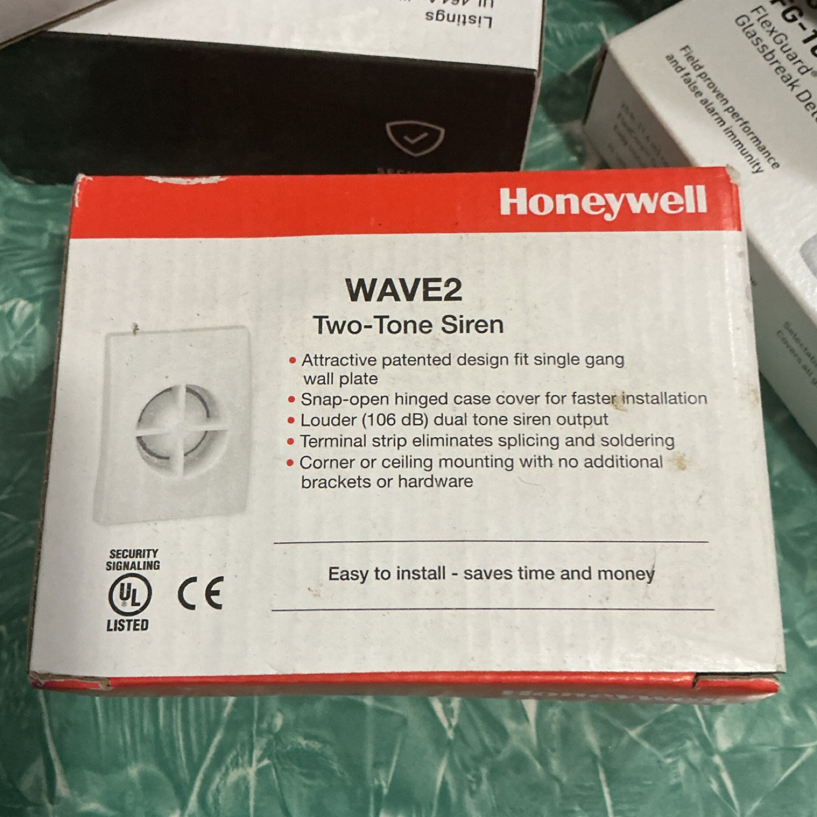 Honeywell WAVE2 Two-Tone Siren 12VDC 500mA 106dB Alarm Speaker