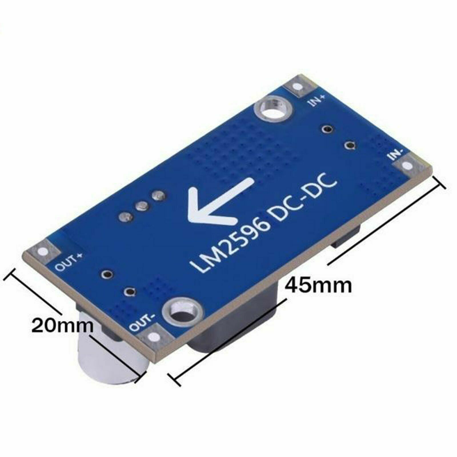 8X LM2596 DC-DC Adjustable Buck Power Supply Module Board 3A 12/24V to 12/5/3.3v