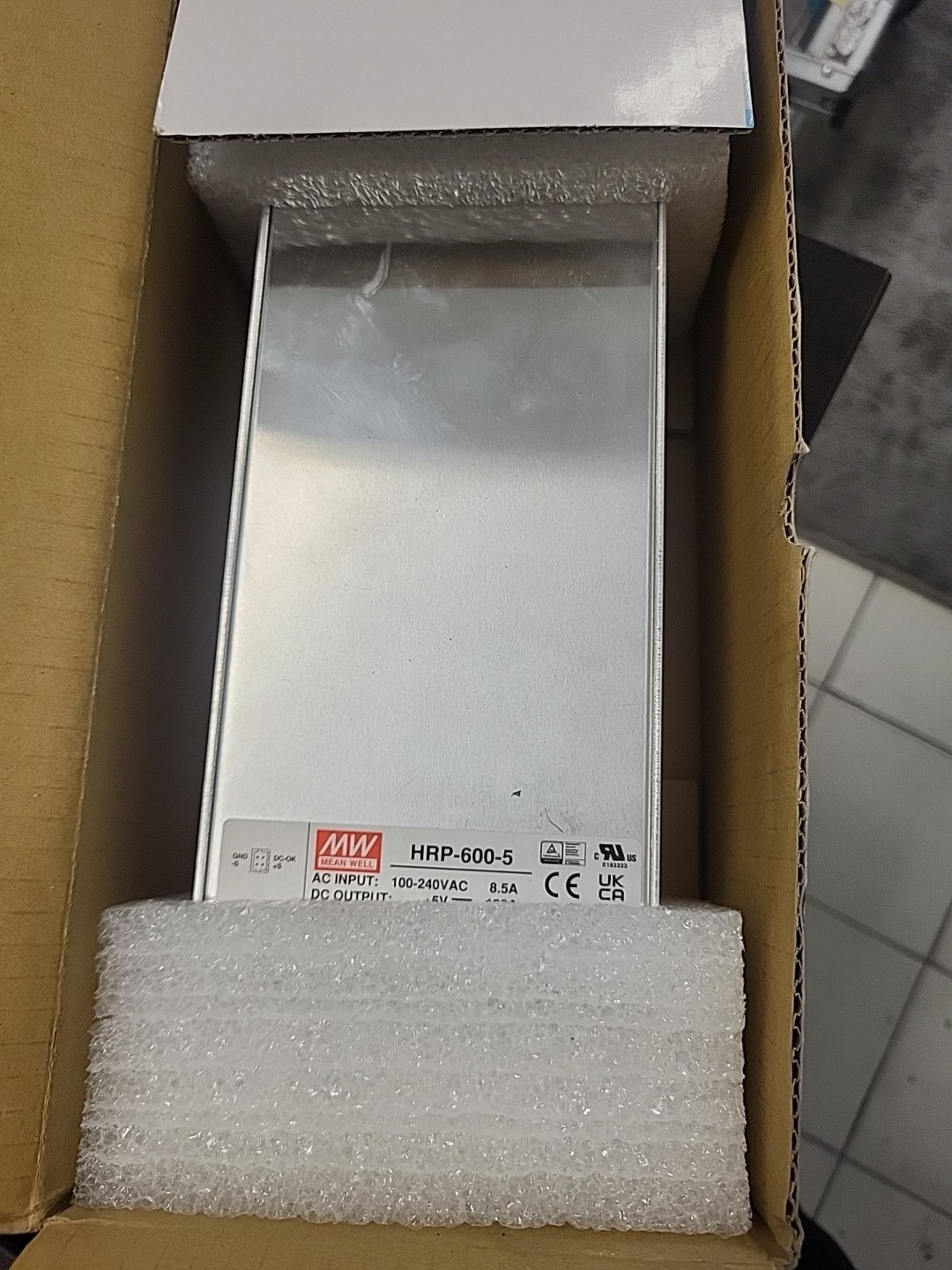 Mean Well / Meanwell / MW HRP-600-5 24V Switching Power Supply
