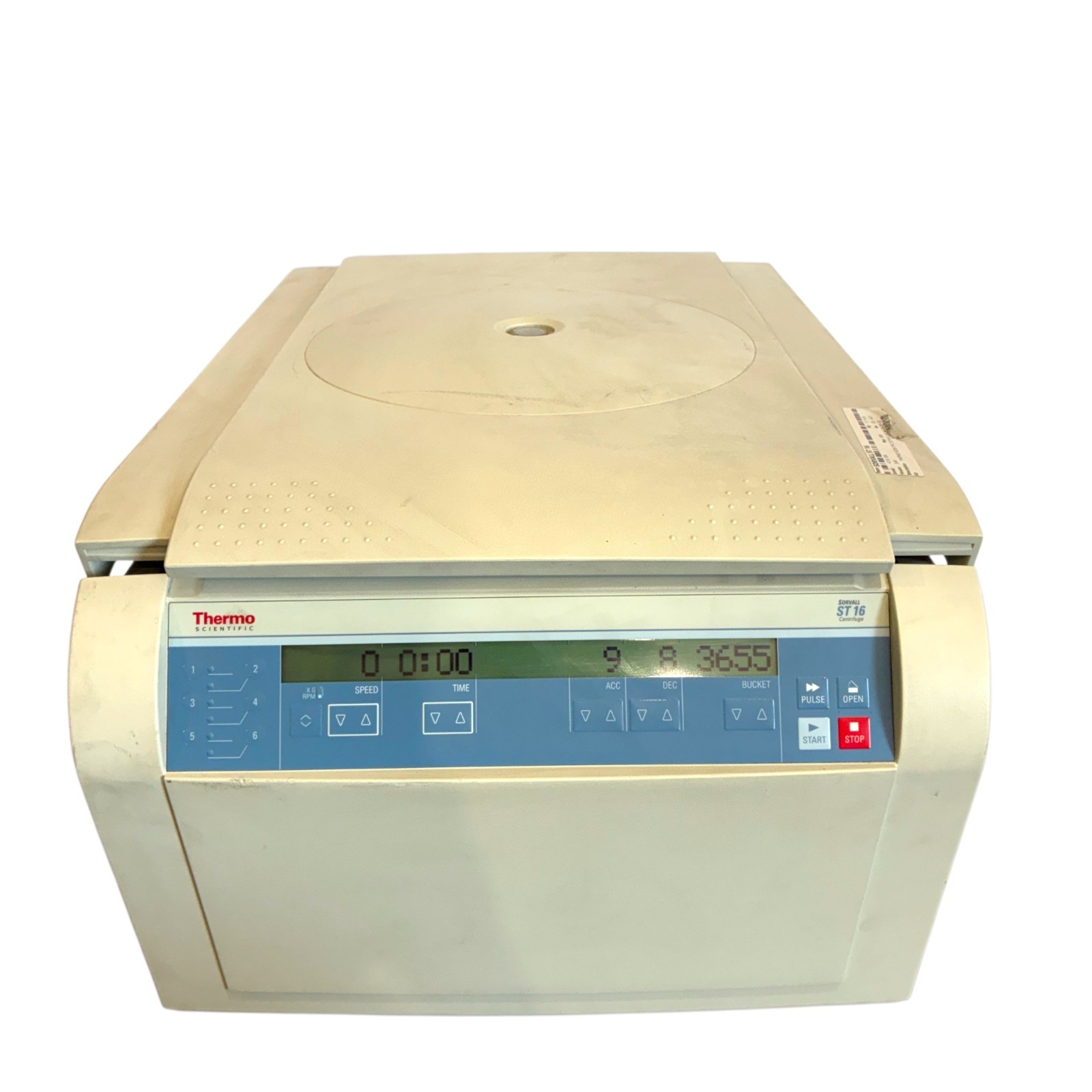 Thermo Scientific Sorvall ST 16 Benchtop Centrifuge w/ 75003629 Rotor & Buckets