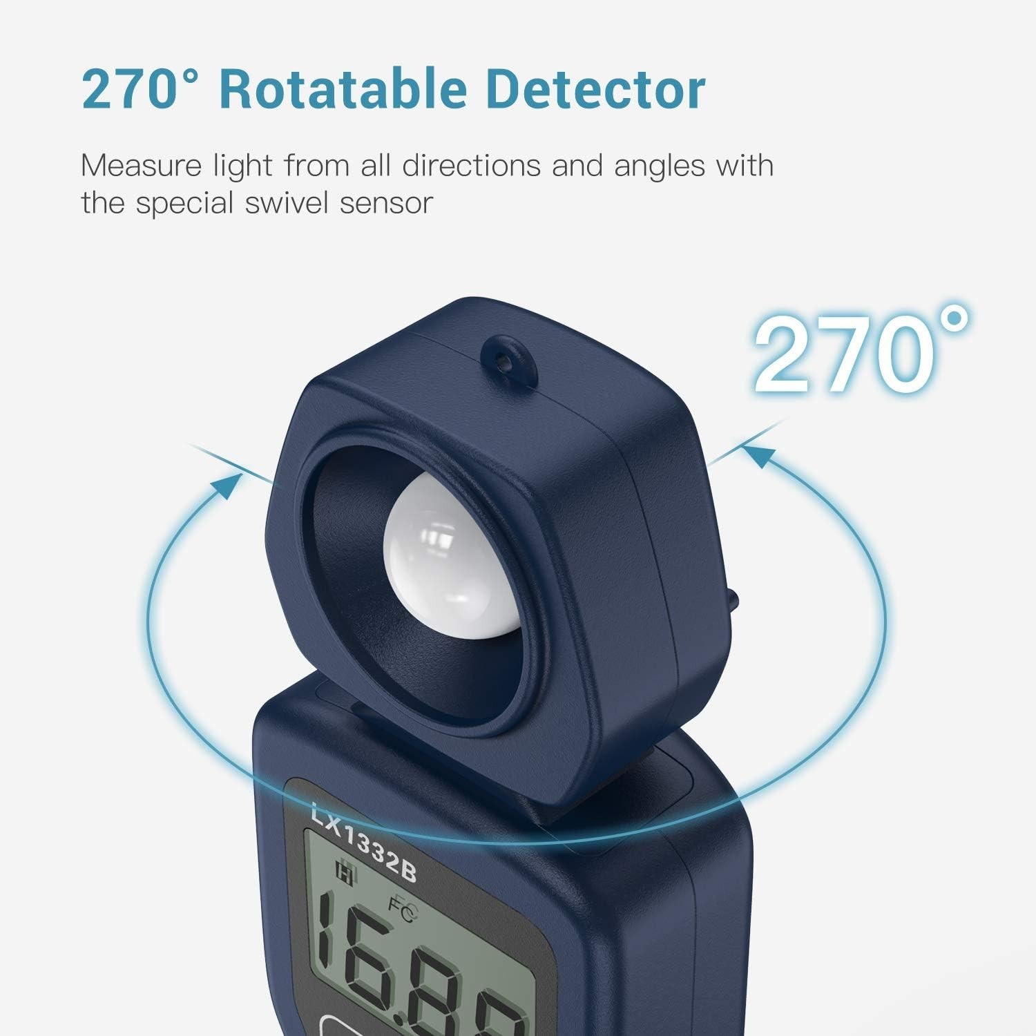 Professional Illuminance Meter for Accurate Light Measurement – 200,000 Lux
