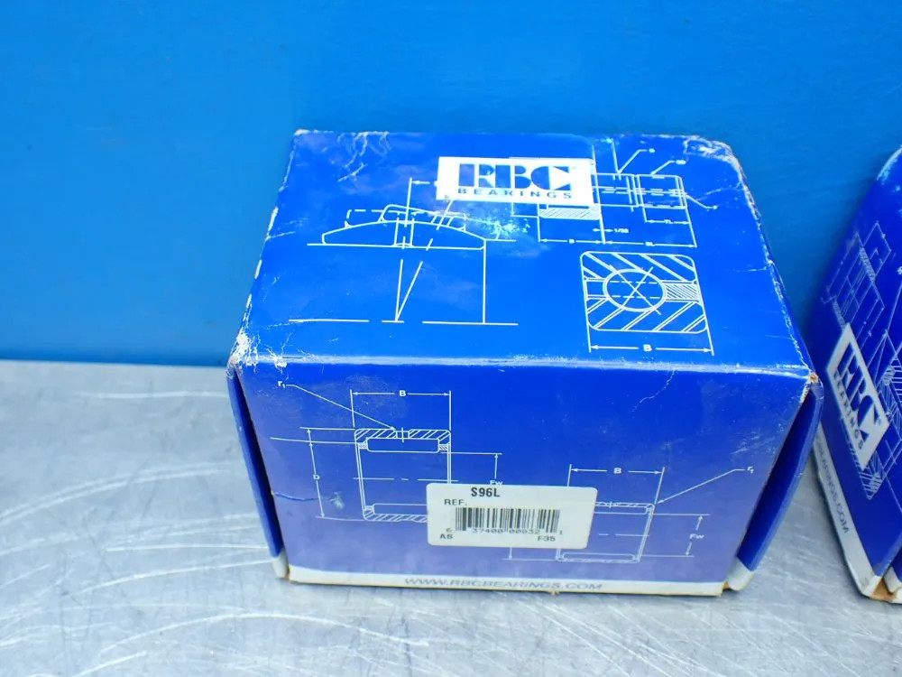 RBC BEARINGS 2 SLOTTED HEAD FLAT CAM FOLLOWERS S96L